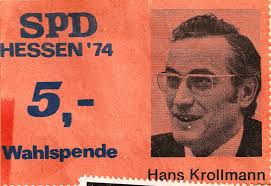 SPD – Sondermarke – Hans Krollmann – 1974