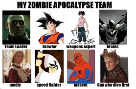 My Zombie Apocalypse Team: Trending Images Gallery | Know Your Meme via Relatably.com