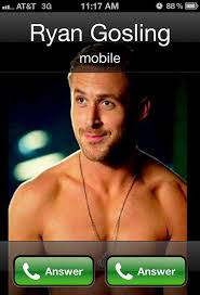 ryan gosling LOL phone call | ryan gosling meme | Pinterest | Ryan ... via Relatably.com
