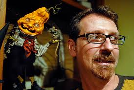 View full sizeJerry Campbell | Special to the Kalamazoo GazetteKalamazoo Artist Scott Smith and some of his art pieces as he is Co-Hosting Ghoultide ... - scott-smith-halloween-art-23dc123aafe2ba72