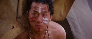 Chon Wang (Jackie Chan) wakes up to face paint and an unexpected public reception ... - shanghainoon-02
