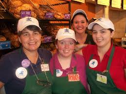 Image result for panera employee with name tag