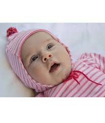 Baby Mütze Erstlingsmütze Bommelmütze <b>rosa</b> - Mützen - gudekind kindgerechte <b>...</b> - em-erstlingsmuetze-rosa-4