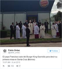 Resultado de imagen de papal bolivian Burger king