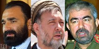RAWA.org: Atta Mohammad Noor, Mohammad Mohaqiq and Rashid Dostum (from left to right), three infamous warlords have all been accused of stealing customs ... - atta_mohaqiq_dostum