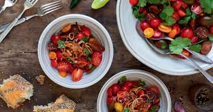Vietnamese-Style Tomato Salad with Herbs and Fried Shallots ...