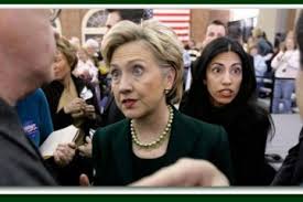 Image result for Huma pushes woman away from hillary