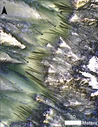 Resultado de imagen de Se confirma la presencia de Agua en el Planeta Marte (Imágenes de Hirise)