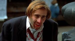 Vampires Kiss – The Stare, stoned edition. He wishes he could still have curtains like this. nicholas cage vampires kiss All I see is this: - nicholas-cage-vampires-kiss