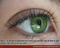Guess Who Has Green Eyes, What&#39;s Your Eye Color? by gamerboy2011 ... via Relatably.com