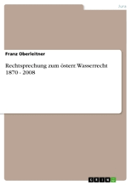 Autorenprofil | Franz Oberleitner | 2 eBooks | GRIN