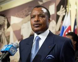 Denis Sassou Nguesso, president of the Republic of the Congo