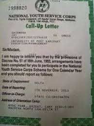 Image result for call up letter