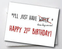 Popular items for 21st birthday card on Etsy via Relatably.com