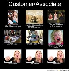 Customer/Associate... - Meme Generator What i do via Relatably.com