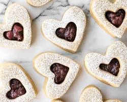 Image of Raspberry & White Chocolate Shortbread Cookies