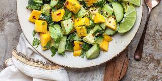 Tropical Cucumber Salad Recipe | EatingWell