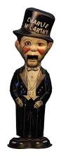 American Lithographed Tin Wind-Up Character. Toy “Charlie McCarthy,” Louis Marx Toy Company, Circa 1930s. Antique Toy Master of innuendo and snappy ... - Antique-Toy_1799-0009
