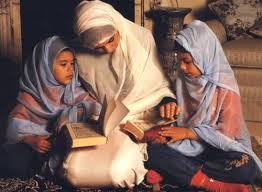 Image result for image mother and children moslem