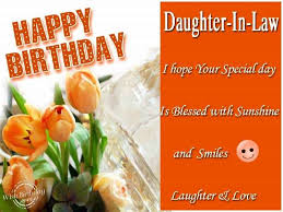 Birthday Wishes for Daughter In Law - Birthday Images, Pictures via Relatably.com