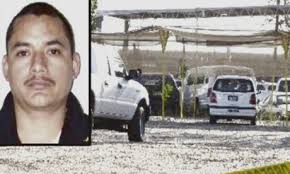 Mexican police handout picture showing Marcio Antonio Avila Garcia, who has been found dead, and the car wash where he was abducted. - Marcio-Antonio-Avila-Garc-008