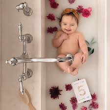 SES  “Bathtub Blossoms: Adorable Babies and Magical Floral Moments”