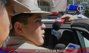Esteban Cantero Machado, el Policía detenido. En declaraciones a la prensa, negó que el auto sea de su propiedad. &quot;Yo no tengo vehículo&quot;, manifestó. - regular_esteban_cabrera_detenido.jpg