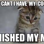 Sad kitten Meme Generator - Imgflip via Relatably.com