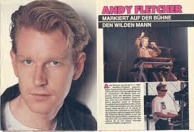 Andy Fletcher was born at 8/7/1962 in Basildon/England. His siblings Simon (15), Susan (26) and Karen (24) are all younger than him. - bravo_book6