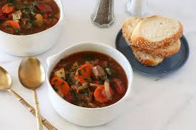Old-Fashioned Hearty Vegetable Beef Soup Recipe