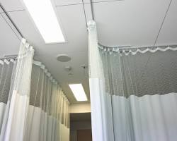 Image of Bacteria on surgical curtains