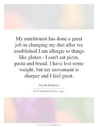 My nutritionist has done a great job in changing my diet after... via Relatably.com