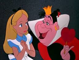 Image result for queen of hearts and alice
