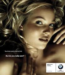 The original: BMW used the tagline in 2008 for a provocative campaign promoting the luxury auto-maker&#39;s used cars - article-1378906-0BB6420D00000578-581_468x539