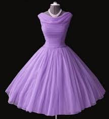 Image result for images Fifties woman in a magenta colored dress