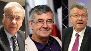 De gauche à droite : Michel Bihan, maire de Cesson-Sévigné en ballottage défavorable ; Philippe Caffin, maire de Bruz et Bernard Poirier, maire de Mordelles ... - la-gauche-bousculee-en-son-fief_0
