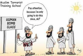 Risultati immagini per islam terrorism cartoon
