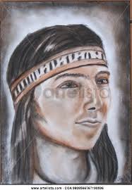 joven mapuche Maria Rosario Marinelli - Artelista.com - 9808566767190596
