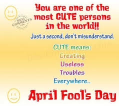 April fools day | Inspirational Quotes - Pictures - Motivational ... via Relatably.com