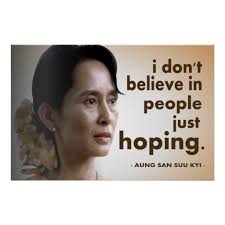 Aung san suu kyi quotes poster | Zazzle via Relatably.com