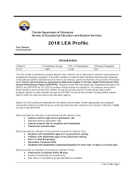 2018 FLVS LEA Profile