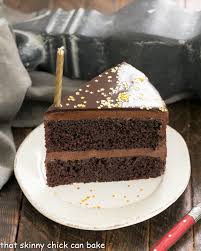 Layered Chocolate Mirror Cake - w/ Pro Tips - That Skinny Chick ...