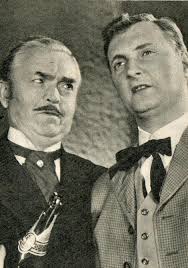 ... Arthur Jopp als Mister Scudder und Peter Dommisch als Andy (von links)