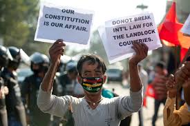 Image result for indian blockade of Nepal