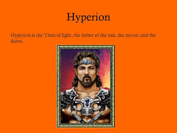 Image result for hyperion greek titan god of light
