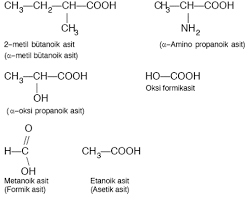 Karboksilli Asit Kimyasal Yapısı