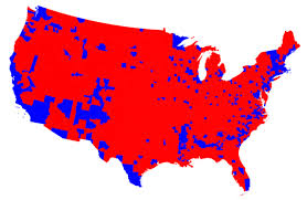 Image result for cities that hillary won