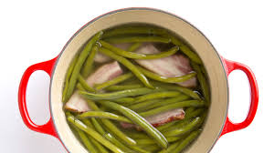 Slow-Cooked Green Beans with Salt Pork Recipe | Bon Appétit