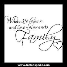 Family Tattoo Quotes. QuotesGram via Relatably.com