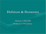 delirium, dementia, amnestic, cognitive disorders